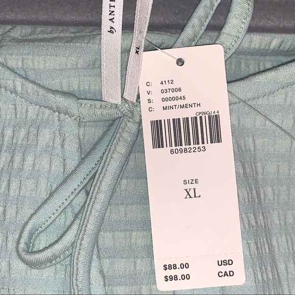 Anthropologie XL Gerri Seersucker Blouson Top NWT - Picture 11 of 11